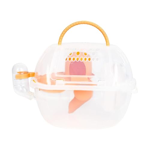 MagiDeal Hamster-Tragetasche, Käfig, Kleintier-Tragetasche, Lebensraum, Versteckhäuser, transparenter Meerschweinchenkäfig, Haustier-Auslaufkäfig für Frettchen, Orange MagiDeal Hamster-Tragetasche, Käfig, Kleintier-Tragetasche, Lebensraum, Versteckhäuser, transparenter Meerschweinchenkäfig, Haustier-Auslaufkäfig für Frettchen, Orange von MagiDeal