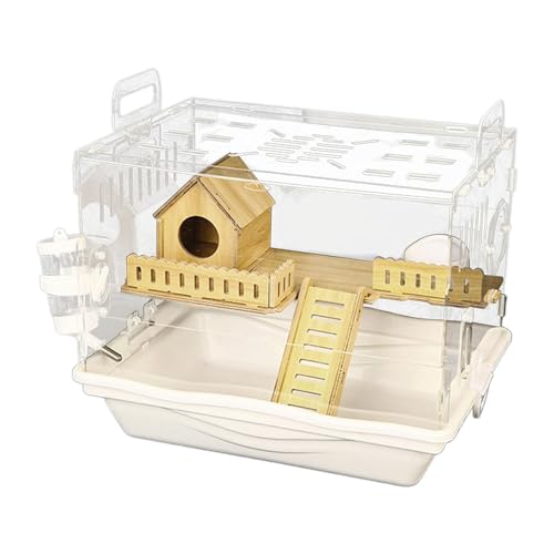 MagiDeal Hamsterhaus aus Acryl, transparent, leicht zu reinigen, Kleintierkäfig für kleine Hausmäuse und Rennmäuse, Haus von MagiDeal