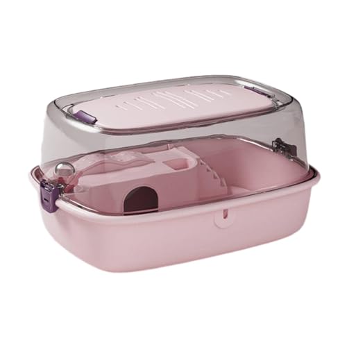 MagiDeal Hamsterkäfig, Bewegungsspielhaus mit Wasserflasche, Hamsterhabitat, Kleintierkäfig für Kleintiere, Rennmäuse, ROSA MagiDeal Hamsterkäfig, Bewegungsspielhaus mit Wasserflasche, Hamsterhabitat, Kleintierkäfig für Kleintiere, Rennmäuse, ROSA von MagiDeal