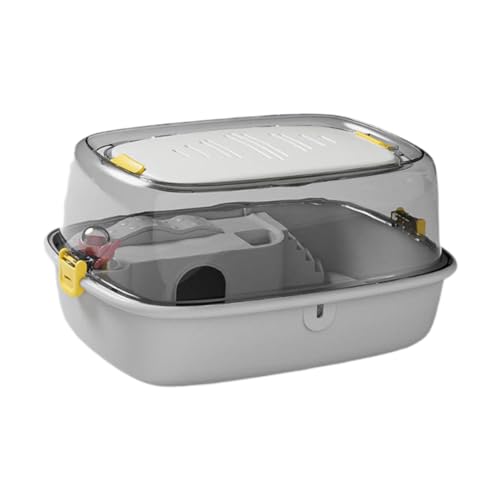 MagiDeal Hamsterkäfig, Bewegungsspielhaus mit Wasserflasche, Hamsterhabitat, Kleintierkäfig für Kleintiere, Rennmäuse, grau MagiDeal Hamsterkäfig, Bewegungsspielhaus mit Wasserflasche, Hamsterhabitat, Kleintierkäfig für Kleintiere, Rennmäuse, grau von MagiDeal