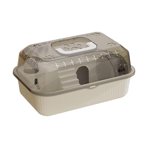 MagiDeal Hamsterkäfig, tragbarer Träger, Hamster-Tragetasche, Käfig, Beige von MagiDeal