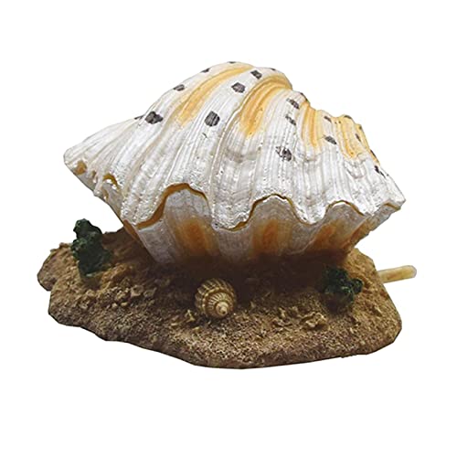 MagiDeal Harz Künstliche Aquarium Shell Perle Dekoration, Luft Stein Aquarium Bubbler, Stein Luftpumpe Ornament Dekor, landschaftsbau Liefert Geschenk von MagiDeal