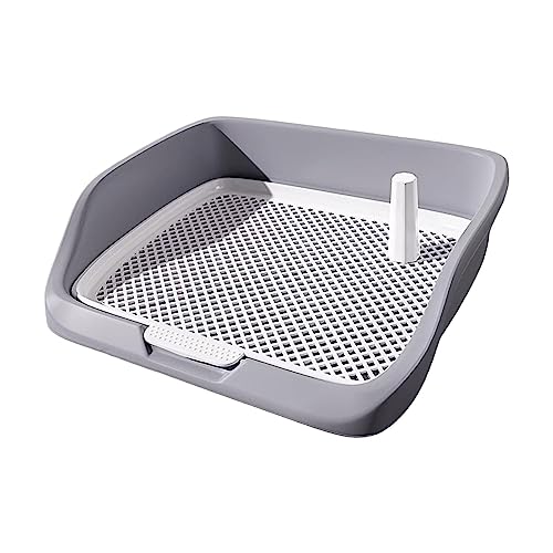 MagiDeal Haustier-Hundetoilette, Haustier-PIPI-Toilette, Hundetöpfchen-Tablett, Trainingspad-Halter, Hundetöpfchen-Pfanne, Reinigungswerkzeug, Katzentoilette, GRAU MagiDeal Haustier-Hundetoilette, Haustier-PIPI-Toilette, Hundetöpfchen-Tablett, Trainingspad-Halter, Hundetöpfchen-Pfanne, Reinigungswerkzeug, Katzentoilette, GRAU von MagiDeal