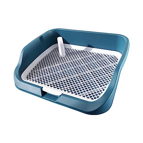 MagiDeal Haustier-Hundetoilette, Haustier-PIPI-Toilette, Hundetöpfchen-Tablett, Trainingspad-Halter, Hundetöpfchen-Pfanne, Reinigungswerkzeug, Katzentoilette, Blau MagiDeal Haustier-Hundetoilette, Haustier-PIPI-Toilette, Hundetöpfchen-Tablett, Trainingspad-Halter, Hundetöpfchen-Pfanne, Reinigungswerkzeug, Katzentoilette, Blau von MagiDeal