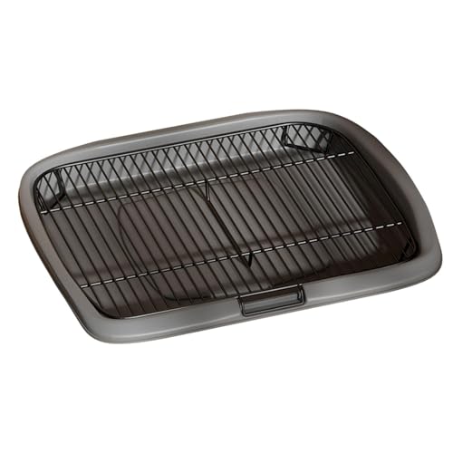MagiDeal Haustier-Hundetoilette, Heimtierbedarf, Gitter, Toilettentrainingsunterlage, Halter, Katzentoilette, Welpen-Pipiunterlage, Halter, Grau XL MagiDeal Haustier-Hundetoilette, Heimtierbedarf, Gitter, Toilettentrainingsunterlage, Halter, Katzentoilette, Welpen-Pipiunterlage, Halter, Grau XL von MagiDeal