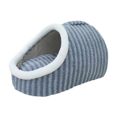 MagiDeal Haustier-Katzen-Hundehütte, Hunde-/Katzenbett, bequem, gemütlich, selbstwärmend, weiches Zwingerbett, Hunde-/Haustierunterschlupf für den Winter, Blau MagiDeal Haustier-Katzen-Hundehütte, Hunde-/Katzenbett, bequem, gemütlich, selbstwärmend, weiches Zwingerbett, Hunde-/Haustierunterschlupf für den Winter, Blau von MagiDeal