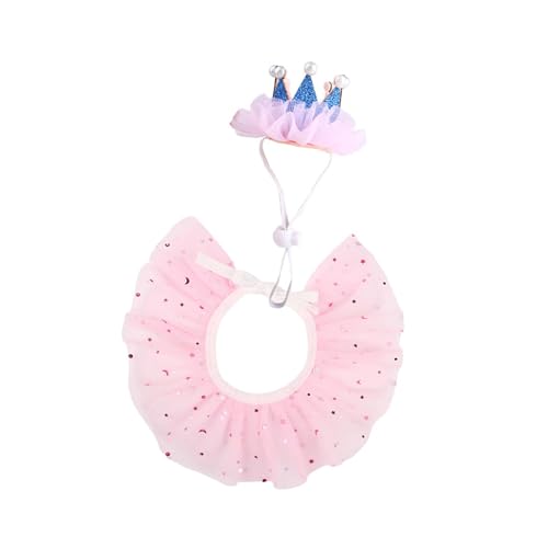 MagiDeal Haustier-Lätzchen, Haustier-Spitzenschal, Rundhalsausschnitt, Bezauberndes Outfit, Haustier-Geburtstagsmütze, Schal-Set, Prinzessinnenkostüme für MagiDeal Haustier-Lätzchen, Haustier-Spitzenschal, Rundhalsausschnitt, Bezauberndes Outfit, Haustier-Geburtstagsmütze, Schal-Set, Prinzessinnenkostüme für von MagiDeal