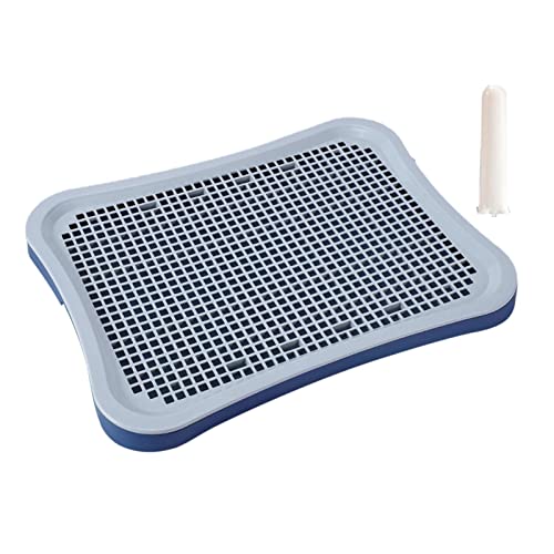 MagiDeal Haustier-Toilette, Hundetöpfchen-Tablett, rutschfest, langlebig, waschbar, Urinal, abnehmbare Netzgitter, Töpfchentrainer, Pinkel-Pad für den, Blau MagiDeal Haustier-Toilette, Hundetöpfchen-Tablett, rutschfest, langlebig, waschbar, Urinal, abnehmbare Netzgitter, Töpfchentrainer, Pinkel-Pad für den, Blau von MagiDeal