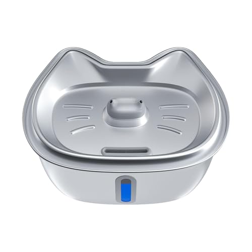 MagiDeal Haustier-Wasserbrunnen aus Edelstahl, langsamer Trinkwassernapf mit großem Fassungsvermögen, leiser Katzen-Trinkbrunnen, Hunde-Wassernapf MagiDeal Haustier-Wasserbrunnen aus Edelstahl, langsamer Trinkwassernapf mit großem Fassungsvermögen, leiser Katzen-Trinkbrunnen, Hunde-Wassernapf von MagiDeal
