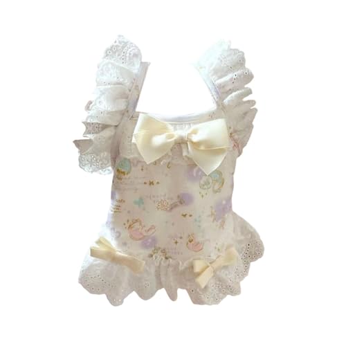 MagiDeal Haustierhundkleid Hundekleidung Kostüm Kleid Welpe Spitze Rock Haustier Prinzessin Kleid für kleine Hunde Mädchen Katze Katze Halloween von MagiDeal