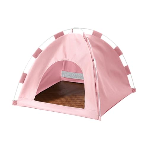 MagiDeal Haustierzelt für Katzen, Hunde, Katzenhaus, halbgeschlossen, bequem, atmungsaktiv, Zwingerbett mit Fenster für Kätzchen, Kleintiere, Outdoor, Strand, ROSA MagiDeal Haustierzelt für Katzen, Hunde, Katzenhaus, halbgeschlossen, bequem, atmungsaktiv, Zwingerbett mit Fenster für Kätzchen, Kleintiere, Outdoor, Strand, ROSA von MagiDeal