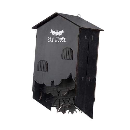 MagiDeal Holzfledermäuse Kammerfledermäuse Box, professionell, stabil, Schutzbaum für Garten Hinterhof Land und Rast Outdoor hängen von MagiDeal