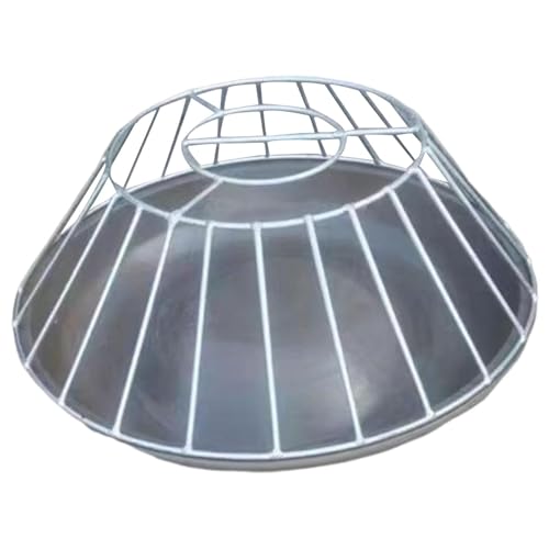MagiDeal Hühnerfutterspender, Taubenfutterspender, Hinterhofschüssel, Viehfutterbecken, Futterspender, Geflügelfuttereimer für Enten, Hühner, Hühner, Gänse, 25 Löcher von MagiDeal
