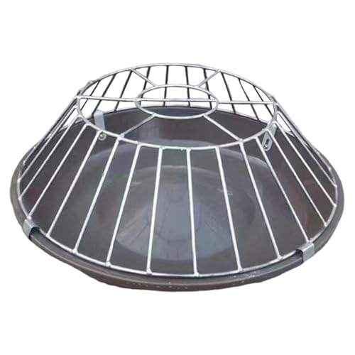 MagiDeal Hühnerfutterspender, Taubenfutterspender, Hinterhofschüssel, Viehfutterbecken, Futterspender, Geflügelfuttereimer für Enten, Hühner, Hühner, Gänse, 30 Löcher von MagiDeal