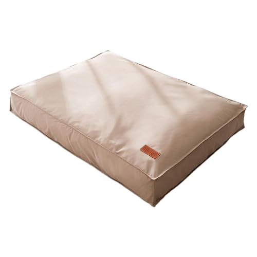 MagiDeal Hundebettmatte, Hundekistenbett, Abnehmbare Decke, Bequeme Thermomatte, Katzen-/Hundematte für den Winter, Stühle, Sofas und Couches, Khaki von MagiDeal