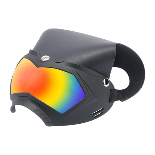MagiDeal Hundebrille mit Hut, Welpenbrille, Bekleidung, Zubehör, Dekorationen, Haustierbrillen, Hundesonnenbrillen für Outdoor-Aktivitäten im Sommer, Schwarz Rot MagiDeal Hundebrille mit Hut, Welpenbrille, Bekleidung, Zubehör, Dekorationen, Haustierbrillen, Hundesonnenbrillen für Outdoor-Aktivitäten im Sommer, Schwarz Rot von MagiDeal