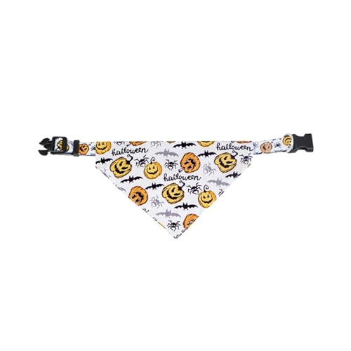 MagiDeal Hundehalstuch, Hundeschal, Sommer, weiches Kostüm-Zubehör für kleine, mittelgroße und große Hunde, Hundehalsband, Halloween, Hundelätzchen, Halsband, Weiß Orange MagiDeal Hundehalstuch, Hundeschal, Sommer, weiches Kostüm-Zubehör für kleine, mittelgroße und große Hunde, Hundehalsband, Halloween, Hundelätzchen, Halsband, Weiß Orange von MagiDeal
