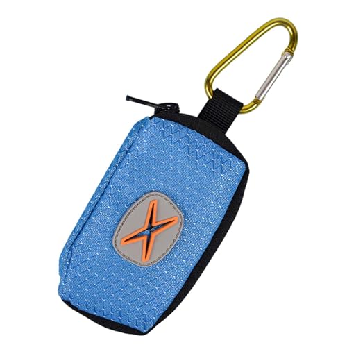 MagiDeal Hundekotbeutelhalter, Hundekotbeutelhalter für die Leine, Kotbeutelträger für die Leine, Abholbeutel, Kotsack für Spaziergänge im Park, Pfauenblau von MagiDeal