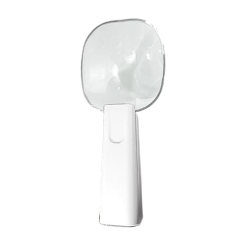 MagiDeal Hundelöffel mit Bag Clip Messung Tasse Skala Leichtes tragbares Werkzeug Praktischer Kätzchen Welpen Pet Scooper Messung, Weiß von MagiDeal