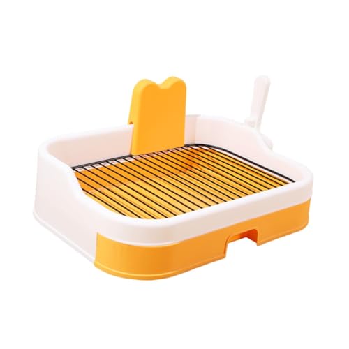 MagiDeal Hundetoilette, Hundetöpfchen, Anti-Spritzschutz, Haustier-Pipi-Toilette, Welpen-Trainingstablett für Schlafzimmer, Üben, Haushalt, Wohnzimmer, Orangeweiß MagiDeal Hundetoilette, Hundetöpfchen, Anti-Spritzschutz, Haustier-Pipi-Toilette, Welpen-Trainingstablett für Schlafzimmer, Üben, Haushalt, Wohnzimmer, Orangeweiß von MagiDeal