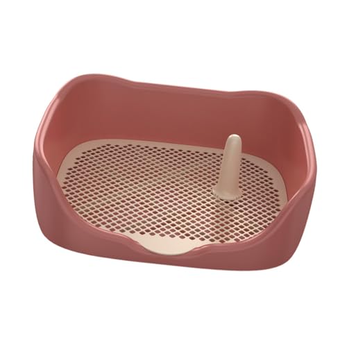 MagiDeal Hundetoilette, Mesh-Gitter-Trainingstoilette für Haustiere, Töpfchenablage für den Innenbereich, Reinigungswerkzeug Mesh-Gitter-Toilette, Rotes Medium MagiDeal Hundetoilette, Mesh-Gitter-Trainingstoilette für Haustiere, Töpfchenablage für den Innenbereich, Reinigungswerkzeug Mesh-Gitter-Toilette, Rotes Medium von MagiDeal