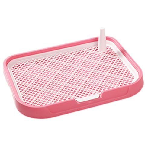 MagiDeal Hundetoilette, Pinkelunterlage, Halter, abnehmbar, Spritzschutz, Hundetoilette, Töpfchen, Toilette für Kaninchen, Outdoor, andere Haustiere, Hase, ROSA MagiDeal Hundetoilette, Pinkelunterlage, Halter, abnehmbar, Spritzschutz, Hundetoilette, Töpfchen, Toilette für Kaninchen, Outdoor, andere Haustiere, Hase, ROSA von MagiDeal