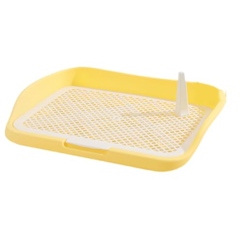MagiDeal Hundetoilette, Trainingstöpfchen, Innenbereich, offener Einstieg, Hundetoilette, Maschengitter, Toilette, abnehmbarer Pfosten für Kleintiere, Hase, gelber mittlerer Zaun MagiDeal Hundetoilette, Trainingstöpfchen, Innenbereich, offener Einstieg, Hundetoilette, Maschengitter, Toilette, abnehmbarer Pfosten für Kleintiere, Hase, gelber mittlerer Zaun von MagiDeal
