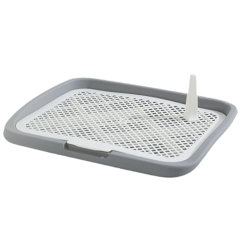 MagiDeal Hundetoilette, Trainingstöpfchen, Innenbereich, offener Einstieg, Hundetoilette, Maschengitter, Toilette, abnehmbarer Pfosten für Kleintiere, Hase, grauer niedriger Zaun MagiDeal Hundetoilette, Trainingstöpfchen, Innenbereich, offener Einstieg, Hundetoilette, Maschengitter, Toilette, abnehmbarer Pfosten für Kleintiere, Hase, grauer niedriger Zaun von MagiDeal
