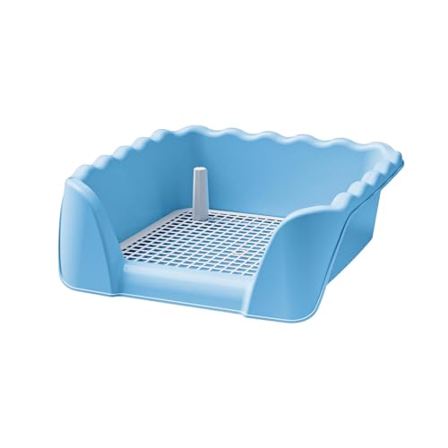 MagiDeal Hundetoilette, abnehmbare Katzentoilette, Trainingstoilettenschale, abnehmbar, für kleine Tiere, Kaninchen, draußen und drinnen, Blau MagiDeal Hundetoilette, abnehmbare Katzentoilette, Trainingstoilettenschale, abnehmbar, für kleine Tiere, Kaninchen, draußen und drinnen, Blau von MagiDeal