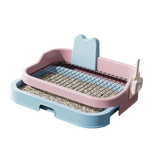 MagiDeal Hundetoilette für den Innenbereich, Töpfchen für kleine bis mittelgroße Hunde, Bettpfanne, Welpen-PIPI-Halter, Trainingsunterlage, Blau Rosa MagiDeal Hundetoilette für den Innenbereich, Töpfchen für kleine bis mittelgroße Hunde, Bettpfanne, Welpen-PIPI-Halter, Trainingsunterlage, Blau Rosa von MagiDeal