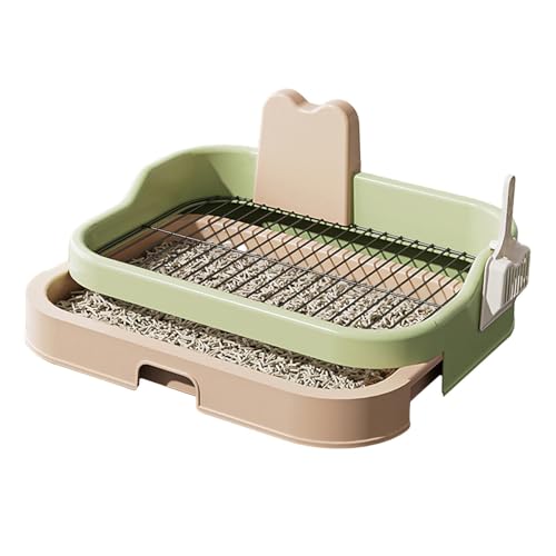 MagiDeal Hundetoilette für den Innenbereich, Töpfchen für kleine bis mittelgroße Hunde, Bettpfanne, Welpen-PIPI-Halter, Trainingsunterlage, Grün Und Beige MagiDeal Hundetoilette für den Innenbereich, Töpfchen für kleine bis mittelgroße Hunde, Bettpfanne, Welpen-PIPI-Halter, Trainingsunterlage, Grün Und Beige von MagiDeal