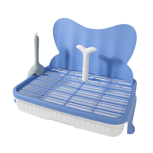 MagiDeal Hundetoilette für den Innenbereich, Töpfchentablett, leicht zu reinigen, stabil, mit Spritzschutz, mit Harnsäule, rutschfestem Gitter für Hunde und, 47 cm, Blau, 14 Mm MagiDeal Hundetoilette für den Innenbereich, Töpfchentablett, leicht zu reinigen, stabil, mit Spritzschutz, mit Harnsäule, rutschfestem Gitter für Hunde und, 47 cm, Blau, 14 Mm von MagiDeal