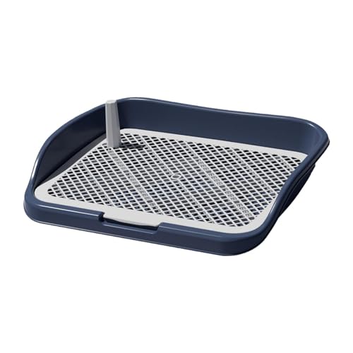 MagiDeal Hundetoiletten-PIPI-Pad-Halter, Hundetöpfchen-Tablett, Gitter, Trainings-WC, Haustier-Katzentoiletten-Trainingspad für Schlafzimmer, Wohnzimmer, Navy blau MagiDeal Hundetoiletten-PIPI-Pad-Halter, Hundetöpfchen-Tablett, Gitter, Trainings-WC, Haustier-Katzentoiletten-Trainingspad für Schlafzimmer, Wohnzimmer, Navy blau von MagiDeal