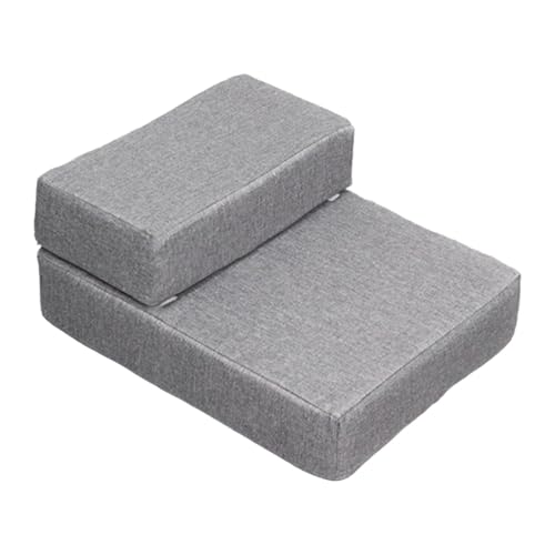 MagiDeal Hundetreppe mit abnehmbarem, waschbarem Bezug, Treppenverbreiterungspedal für hohe Betten, Haustiertreppe, Haustier-Kletterstufen für kleine Haustiere, Dunkelgrau MagiDeal Hundetreppe mit abnehmbarem, waschbarem Bezug, Treppenverbreiterungspedal für hohe Betten, Haustiertreppe, Haustier-Kletterstufen für kleine Haustiere, Dunkelgrau von MagiDeal