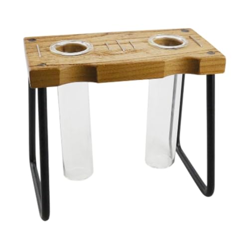 MagiDeal Hydroponischer Pflanzkübel, Holzregal, Topf-Display, Blumen, modernes Tischpflanzen-Terrarium, Glasvase für den Esstisch im Landhausstil MagiDeal Hydroponischer Pflanzkübel, Holzregal, Topf-Display, Blumen, modernes Tischpflanzen-Terrarium, Glasvase für den Esstisch im Landhausstil von MagiDeal