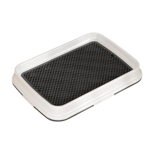MagiDeal Innenhunde Töpfchen -Zug -Pad -Hundetoilette mit Schutzwand bequemes Mesh Töpfchenschale Halten Sie die Pfoten trocken für kleine Hunde, Schwarz MagiDeal Innenhunde Töpfchen -Zug -Pad -Hundetoilette mit Schutzwand bequemes Mesh Töpfchenschale Halten Sie die Pfoten trocken für kleine Hunde, Schwarz von MagiDeal