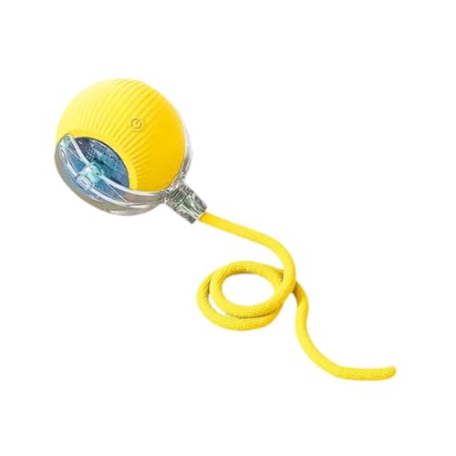 MagiDeal Interaktiver Katzenspielzeugball, Katzenrollball, lustig, leicht, niedlich, Haustierball, automatische Bewegung für Hunde, Kätzchen, Kätzchen, Katzen, Gelb MagiDeal Interaktiver Katzenspielzeugball, Katzenrollball, lustig, leicht, niedlich, Haustierball, automatische Bewegung für Hunde, Kätzchen, Kätzchen, Katzen, Gelb von MagiDeal