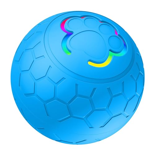 MagiDeal Interaktives Hundespielzeug, intelligent bewegliches Hundespielzeug mit Ball, Sich selbst bewegender und rollender Ball, rollendes Hundespielzeug, Blau MagiDeal Interaktives Hundespielzeug, intelligent bewegliches Hundespielzeug mit Ball, Sich selbst bewegender und rollender Ball, rollendes Hundespielzeug, Blau von MagiDeal
