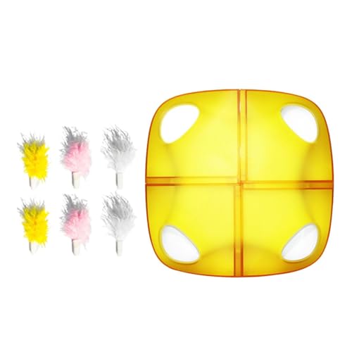 MagiDeal Interaktives Katzenspielzeug, Kätzchen, berührungsempfindlich, flatternde Feder, intelligentes Katzenspielzeug, Haustierspielzeug, gelb ersetzen MagiDeal Interaktives Katzenspielzeug, Kätzchen, berührungsempfindlich, flatternde Feder, intelligentes Katzenspielzeug, Haustierspielzeug, gelb ersetzen von MagiDeal