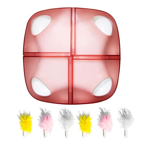 MagiDeal Interaktives Katzenspielzeug, Kätzchen, berührungsempfindlich, flatternde Feder, intelligentes Katzenspielzeug, Haustierspielzeug, rot ersetzen MagiDeal Interaktives Katzenspielzeug, Kätzchen, berührungsempfindlich, flatternde Feder, intelligentes Katzenspielzeug, Haustierspielzeug, rot ersetzen von MagiDeal