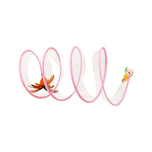 MagiDeal Kätzchentunnelröhre, Katzentunnelspielzeug, Kitty Cat Chase Training, Faltbarer Kaninchen-Übungs-Laufkatzentunnel für Indoor-Katzen, ROSA MagiDeal Kätzchentunnelröhre, Katzentunnelspielzeug, Kitty Cat Chase Training, Faltbarer Kaninchen-Übungs-Laufkatzentunnel für Indoor-Katzen, ROSA von MagiDeal