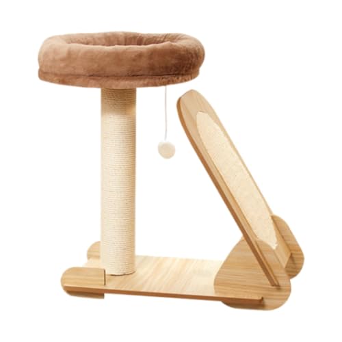 MagiDeal Katzenbaum, Katzen-Spiel- und Aktivitätszentrum, Klettergerüst für Katzen, Kratzbaum mit Schleifklauen, Spielturm für Kätzchen, Spielen und Faulenzen MagiDeal Katzenbaum, Katzen-Spiel- und Aktivitätszentrum, Klettergerüst für Katzen, Kratzbaum mit Schleifklauen, Spielturm für Kätzchen, Spielen und Faulenzen von MagiDeal