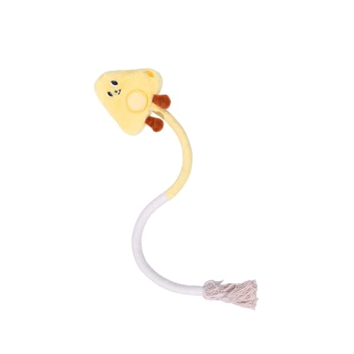 MagiDeal Katzenbeißseilspielzeug, interaktives Katzenspielzeug, Robustes, bissfestes, bequemes und neckisches Katzenspielzeug, Katzenkauspielzeug für Kätzchen, Gelb MagiDeal Katzenbeißseilspielzeug, interaktives Katzenspielzeug, Robustes, bissfestes, bequemes und neckisches Katzenspielzeug, Katzenkauspielzeug für Kätzchen, Gelb von MagiDeal