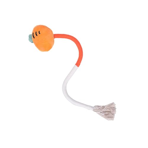 MagiDeal Katzenbeißseilspielzeug, interaktives Katzenspielzeug, Robustes, bissfestes, bequemes und neckisches Katzenspielzeug, Katzenkauspielzeug für Kätzchen, Orange MagiDeal Katzenbeißseilspielzeug, interaktives Katzenspielzeug, Robustes, bissfestes, bequemes und neckisches Katzenspielzeug, Katzenkauspielzeug für Kätzchen, Orange von MagiDeal