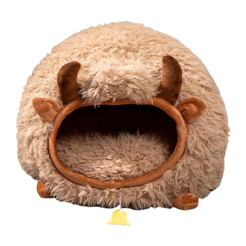 MagiDeal Katzenbett, Hundebett, geschlossenes Versteck für Hauskatzen, leichtes Nest, Cartoon-Design, für Hunde, Welpen, Heimtierbedarf, Kätzchen MagiDeal Katzenbett, Hundebett, geschlossenes Versteck für Hauskatzen, leichtes Nest, Cartoon-Design, für Hunde, Welpen, Heimtierbedarf, Kätzchen von MagiDeal
