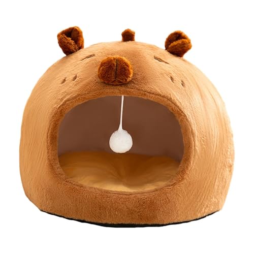 MagiDeal Katzenbett für Hauskatzen, Halbgeschlossenes Katzennest, rutschfeste Unterseite, Waschbar, Gemütliche Hundehütte, Katzenbett, Höhle, Katzenzelt für Kä, S MagiDeal Katzenbett für Hauskatzen, Halbgeschlossenes Katzennest, rutschfeste Unterseite, Waschbar, Gemütliche Hundehütte, Katzenbett, Höhle, Katzenzelt für Kä, S von MagiDeal