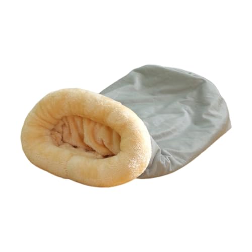 MagiDeal Katzenbett für Haustiere, Katzenbett, Höhle, waschbar, warm, weich, schöne Höhle, Zwinger, abnehmbares Kissen, süßes Nest für Welpenkatzen, Grau MagiDeal Katzenbett für Haustiere, Katzenbett, Höhle, waschbar, warm, weich, schöne Höhle, Zwinger, abnehmbares Kissen, süßes Nest für Welpenkatzen, Grau von MagiDeal