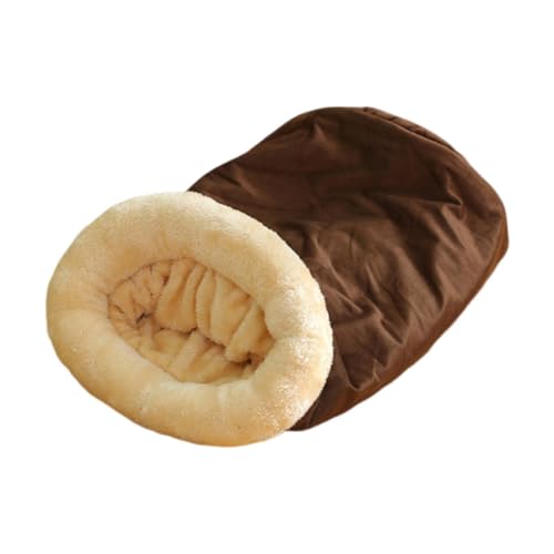 MagiDeal Katzenbett für Haustiere, Katzenbett, Höhle, waschbar, warm, weich, schöne Höhle, Zwinger, abnehmbares Kissen, süßes Nest für Welpenkatzen, Kaffee MagiDeal Katzenbett für Haustiere, Katzenbett, Höhle, waschbar, warm, weich, schöne Höhle, Zwinger, abnehmbares Kissen, süßes Nest für Welpenkatzen, Kaffee von MagiDeal