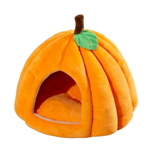 MagiDeal Katzenbett für den Innenbereich, halbgeschlossen, warme, weiche Plüsch-Hundehöhle, Katzenhöhle für Katzen oder kleine Hunde, Kaninchen, Welpen, Orange MagiDeal Katzenbett für den Innenbereich, halbgeschlossen, warme, weiche Plüsch-Hundehöhle, Katzenhöhle für Katzen oder kleine Hunde, Kaninchen, Welpen, Orange von MagiDeal