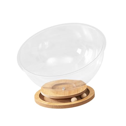 MagiDeal Katzenbett in Raumkapselform, für Innenkatzen, kleine Haustiere, Bettspielzeug, durchsichtiges Katzenmöbel, universelles Katzenbett und Spielzeug, Rund Ohne Polster MagiDeal Katzenbett in Raumkapselform, für Innenkatzen, kleine Haustiere, Bettspielzeug, durchsichtiges Katzenmöbel, universelles Katzenbett und Spielzeug, Rund Ohne Polster von MagiDeal